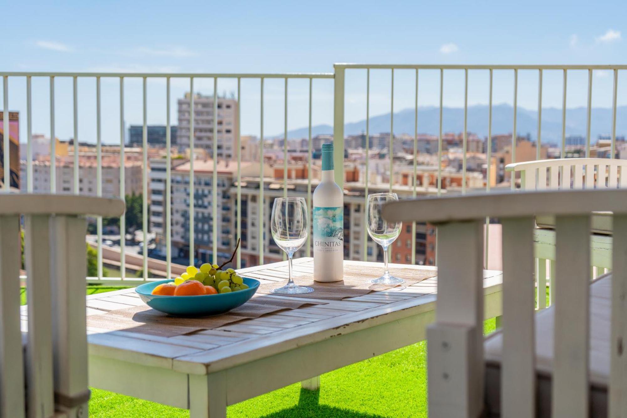 Sea Views Penthouse City Center مالقة المظهر الخارجي الصورة