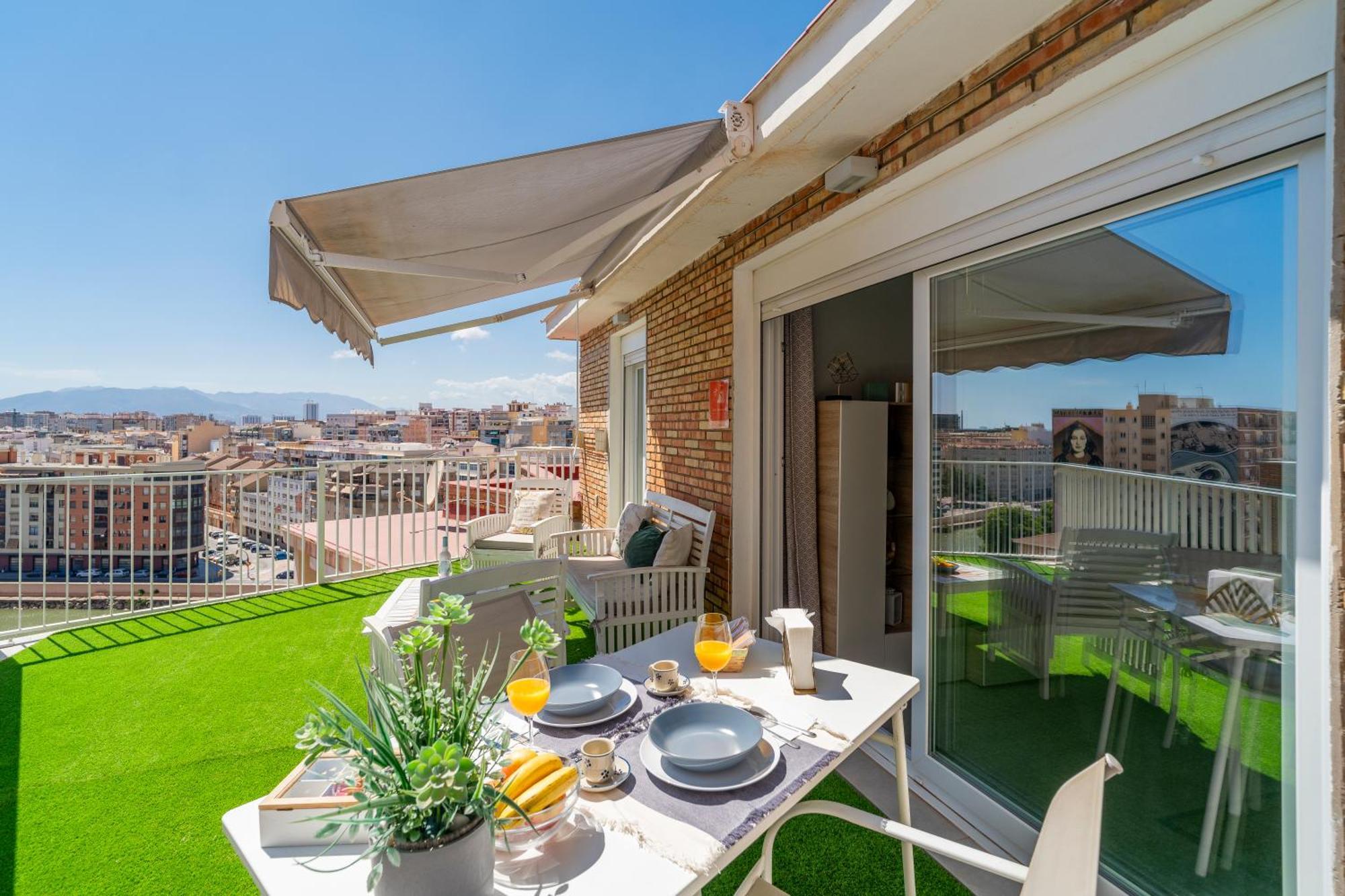 Sea Views Penthouse City Center مالقة المظهر الخارجي الصورة